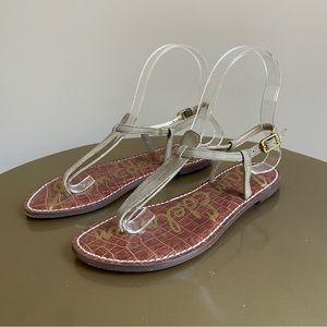 Sam Edelman Gigi Muted Camouflage Adjustable Ankle Strap Sandal Womens Size 5